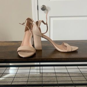 Madden Girl Nude Heel Sandal